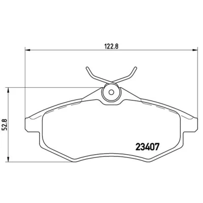 Afbeelding van Brembo Remblokset P 61 074
