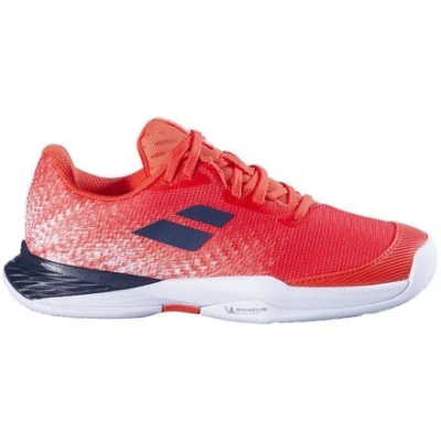 Afbeelding van Tennisschoen Babolat Junior Jet Mach 3 Clay Strike Red White Schoenmaat 36,5