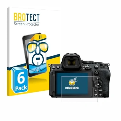Afbeelding van BROTECT Screenprotector voor Nikon Z5 II Folie Beschermfolie transparant (6 Stuks)