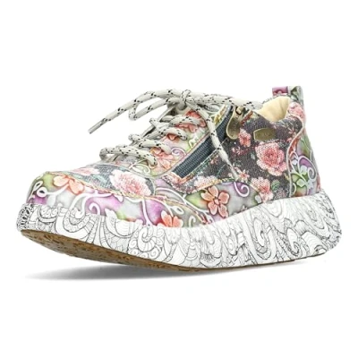 Afbeelding van Laura Vita Veterschoenen Sneaker voor dames NIKITO 62, grootte:39, kleur:Grijs