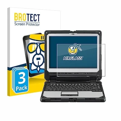 Afbeelding van BROTECT Glas Screen Protector voor Panasonic Toughbook CF 33 (3 Stuks) Schermbeschermer [9H Hardheid, Beschermglas Folie niet Gehard Glas]