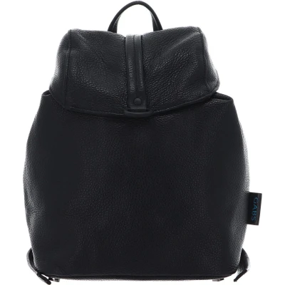 Afbeelding van Gabs Leren Vrije tijd Rugzak Simona TG Bull Tube Black Backpack Nero Zwart