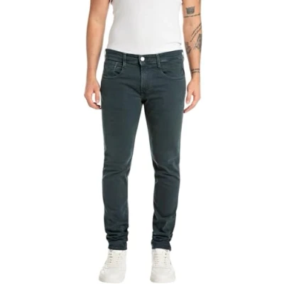 Afbeelding van Replay Anbass herenjeans, slimfit, Ocean Blue 094, 29W / 32L