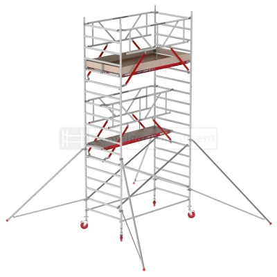 Afbeelding van Rolsteiger Altrex RS TOWER 42 SafeQuick L250xB135 6.20m werkhoogte Houten platform