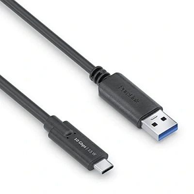 Afbeelding van PureLink USB C naar A kabel 3.1 Gen 2, 3A, 10G iSerie zwart 0,50m