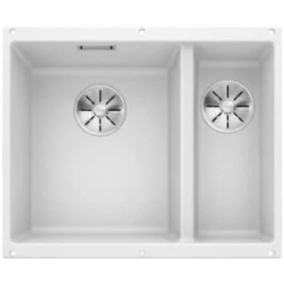Afbeelding van Blanco spoelbak Subline 340/160 U manueel onderbouw wit 523552