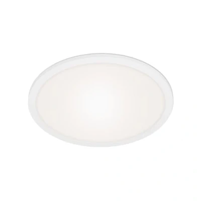 Afbeelding van Briloner Lichten LED paneel, plafondlamp dimbaar, incl. afstandsbediening, kleurtemperatuurregeling, nachtlampje, 24 Watt, 2.200 lumen, wit, Ø40cm, 7168 016