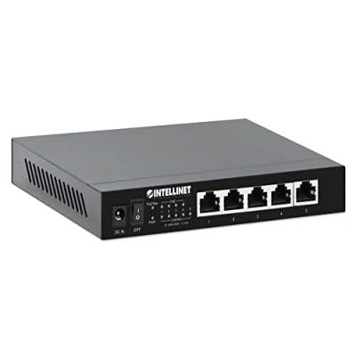 Afbeelding van Intellinet 5 Port 2,5G Ethernet PoE+ switch 4xPSE Ports 55 W PoE Leistungsbudget Netwerk IEEE 802.3af (15.4 W), 802.3at (30 W)