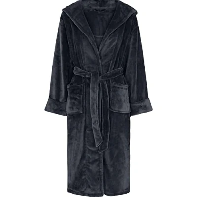 Afbeelding van DECOY Lange damesjas met capuchon, navy, M