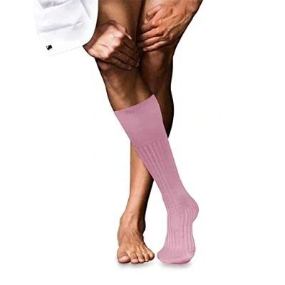 Afbeelding van FALKE Heren Kniekousen No. 13 M KH Katoen Lang eenkleurig 1 Paar, Roze (Light Rosa 8276), 45 46