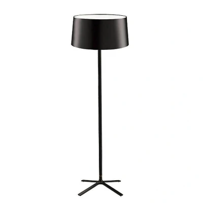 Afbeelding van LEDS C4 Hall vloerlamp met stoffen kap, zwart