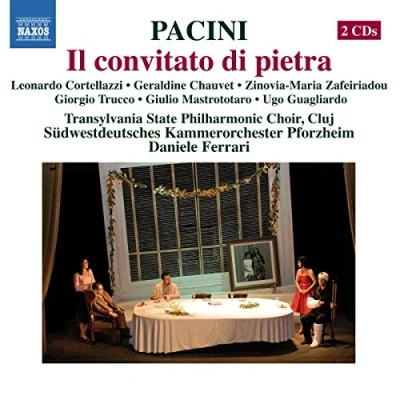 Afbeelding van Cluj Transylvania Philharmonic Choir, Südwestdeutsches Kammerorchester Pforzheim Pacini: Il Convitato Di Pietra (2 CD)