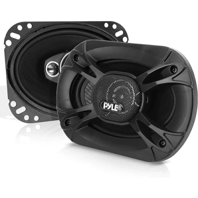 Afbeelding van Pyle 3 Way Universal Car Stereo Speakers 400W 6 x 8 Triaxial Loud Pro Audio Speaker OEM Quick Replacement Component Vehicle Door/Side Panel Mount Compatible PL6183BK (Pair)