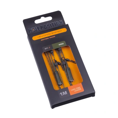Afbeelding van Pole Position Heli Chod Action Pack Weed 45lb (1m) Karper onderlijnen