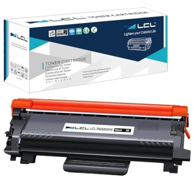 Afbeelding van (Met chip) LCL compatibele tonercartridge TN2420 TN 2420 TN2410 2410 3000 pagina&#039;s (1 zwart) vervanging voor Brother HL L2375DW DCP L2550DW MFC L2715DW L2750DW L2386DW L2385DW 2385DW 2370DW