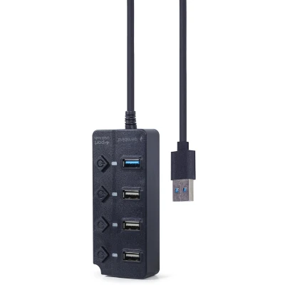 Afbeelding van 4 poorts USB hub (1 x 3.1 + 3 2.0)