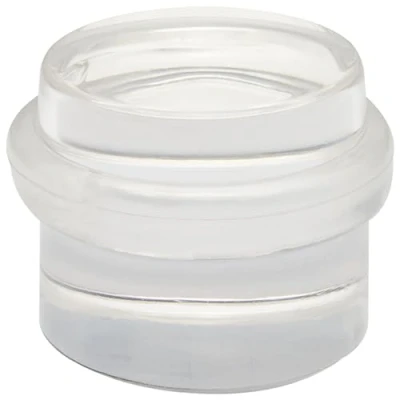 Afbeelding van WAGNER vloerdeurstopper CLEAR diameter Ø 38 x 30 mm, hoogwaardige kunststof, transparant, zelfklevend, verwijderbaar zonder resten achter te laten 15502911