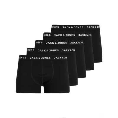 Afbeelding van Jack &amp; Jones Boxershorts JACHUEY Trunks 5 pack Zwart M