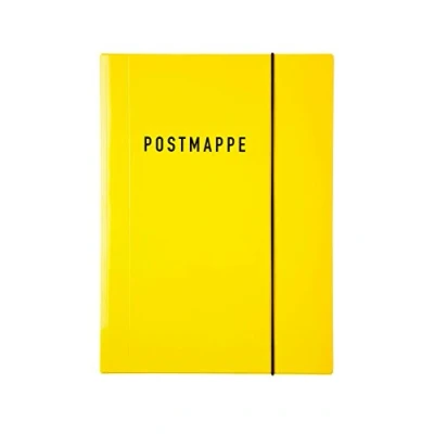 Afbeelding van Idena 10372 Postmap DIN A4, glanzend karton met elastiek, geel, 1 st.