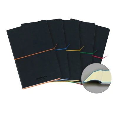 Afbeelding van Notitieboek Aurora Tesoro A5 192blz lijn 80gr assorti