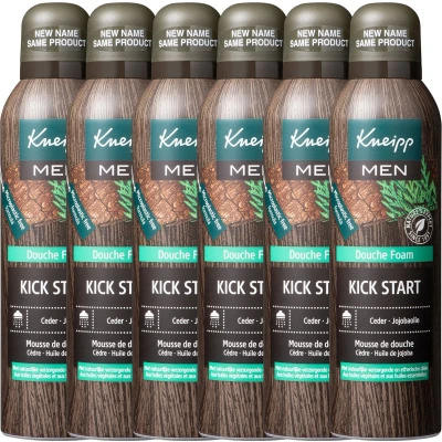 Afbeelding van 6x Kneipp Douche Foam Men 200 ml