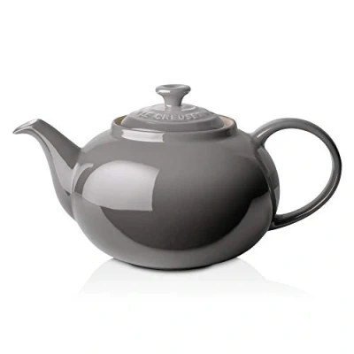 Afbeelding van Le Creuset Geëmailleerde klassieke theepot van aardewerk, 1,3 liter, voor 3 4 kopjes, vuursteen, 70702134440000