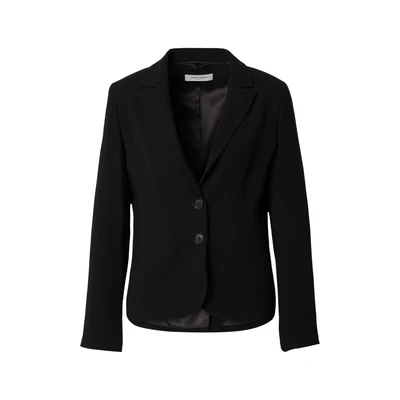 Afbeelding van Gerry Weber Langarm GEFÜTTERT Klassischer MIT Reverskragen Blazer schwarz, Dames, Maat: 36, Schwarz