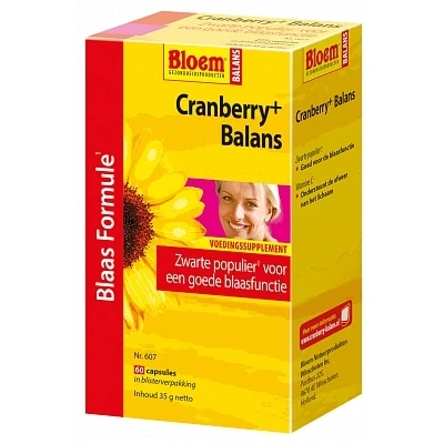 Afbeelding van Bloem Cranberry+ Balans, 60 capsules