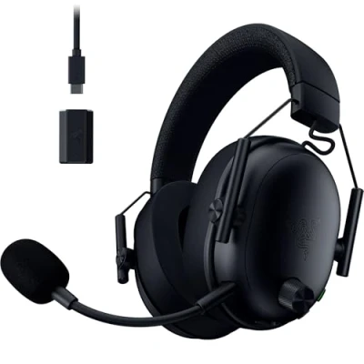 Afbeelding van Razer BlackShark V3 Draadloze e sport headset TriForce 50 mm driver Afneembare breedbandmicrofoon THX Spatial Audio Wireless 2,4 GHz &amp; Bluetooth FPS profielen PC/Mac Zwart