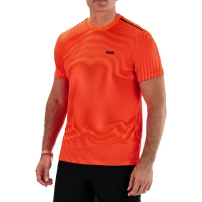 Afbeelding van Sjeng Sports Men Tee Tex (Bright Tangerine) Oranje/Zwart