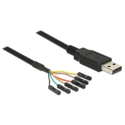 Afbeelding van Delock kabel USB mannelijk &gt; TTL 6 Pin Header vrouwelijk enkel 1,8 m
