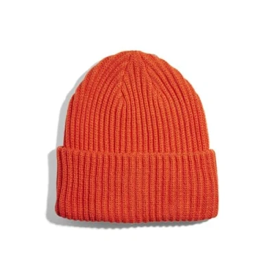 Afbeelding van PIECES Dames PCHEXO Hood NOOS BC gebreide muts, Tangerine Tango, one Size