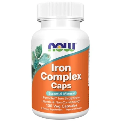 Afbeelding van Now Foods Iron Complex capsules 100v