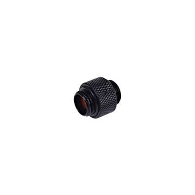 Afbeelding van Alphacool 17215 HF dubbele nippel G1/4 AG naar 10 mm Deep Black waterkoeling aansluitingen