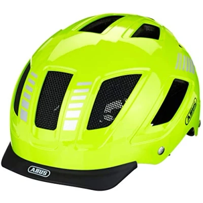 Afbeelding van ABUS Hyban 2.0 Stadshelm Stevige Fietshelm Voor Dagelijks Gebruik met ABS hardshell Dames en Heren Geel, Maat L