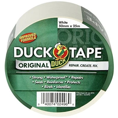 Afbeelding van Duck Tape Originele tape, verbeterde formule, hoge sterkte, waterdicht, Gaffer en Dukt reparatieband, 50 mm x 25 m
