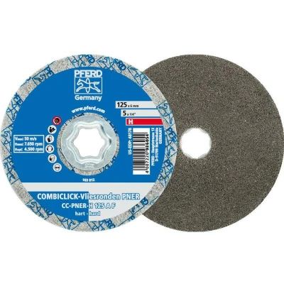 Afbeelding van PFERD 42002192 Combiclick geperste vliesschijf CC Pner Ø 125 mm hard A fijn voor finish Diameter 125 mm