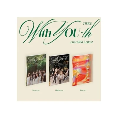 Afbeelding van Dreamus TWICE Met YOU th (13e Mini Album) CD+Pre Order Voordeel+Gevouwen Poster (Gloeiende ver, 1 gevouwen poster), JYPK1761