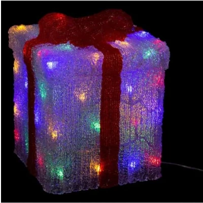 Afbeelding van Kerstcadeau met 50 meerkleurige led lampjes