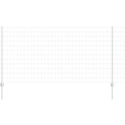 Afbeelding van vidaXL Tuinhek Set van 2 Gegalvaniseerd Staal 25 x 1.2 m