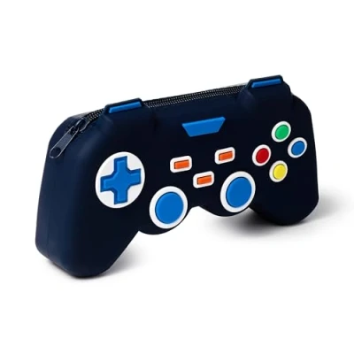Afbeelding van Puckator Etui van Siliconen in de vorm een controller Game Over videospeler, Meerkleurig., hoes met ritssluiting