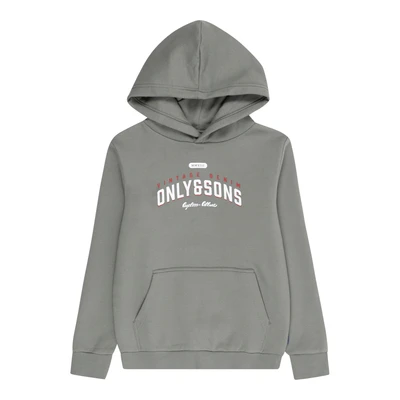 Afbeelding van ONLY &amp; SONS junior Osjceres Vintage Print HOOD Hoodie voor kinderen, Maat: 134/140, Castor gray print:ageless