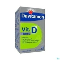 Afbeelding van Davitamon® Vitamine D Forte Smelttablet Citroensmaak: Weerstand, Botten, Spieren