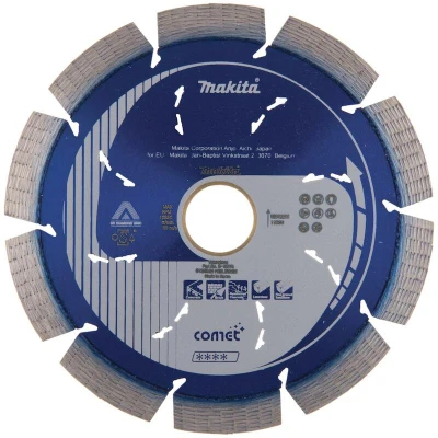Afbeelding van Makita B 12778 Diamantschijf 125x22,23x2,2mm blauw