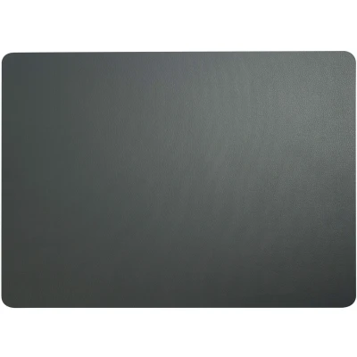 Afbeelding van Placemat imitatieleer donker grijs 33x46cm