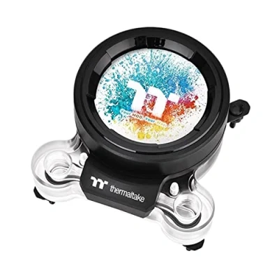 Afbeelding van Thermaltake Pacific MX2 Ultra CPU Waterblock PC waterkoeling Processorkoeler 2.1&quot; LCDscherm LGA1700 compatibel Temperatuursensor GIFbestanden,zwart