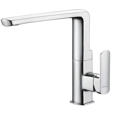 Afbeelding van Keukenmengkraan Sapho Mixona 1 Hendel Uitloop Recht 22.4 cm Chroom