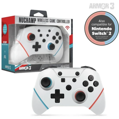 Afbeelding van Hyperkin Armor3 NuChamp wireless controller voor Nintendo Switch / Lite Oled (wit)