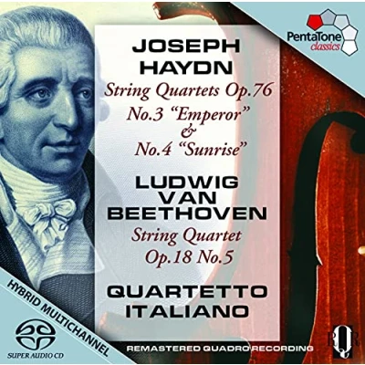 Afbeelding van Quartetto Italiano String Quartets &#039;Kaiser&#039; &amp; &#039;Sunrise (Super Audio CD)