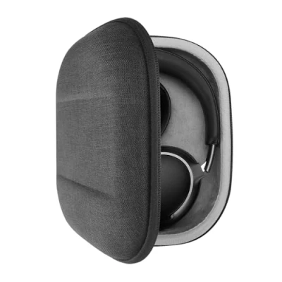 Afbeelding van Geekria Shield Hoofdtelefoonhoes, compatibel met Bose QC Ultra, 45 II, 35 II Gaming Headset, 25, vervangende harde schaal reisdraagtas kabelopslag (donkergrijs)